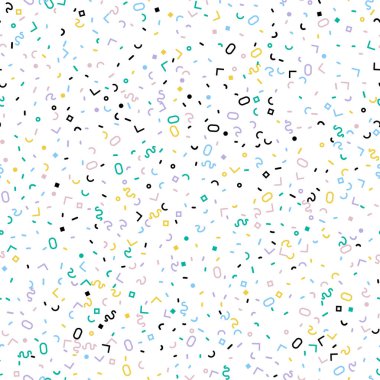 Memphis desen. Sorunsuz antika arka plan