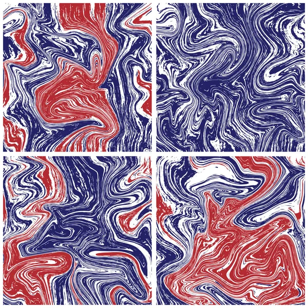 Fond de texture en marbre aux couleurs américaines — Image vectorielle