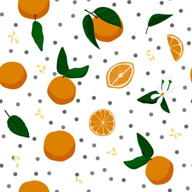 Portakal ve noktalar seamless modeli