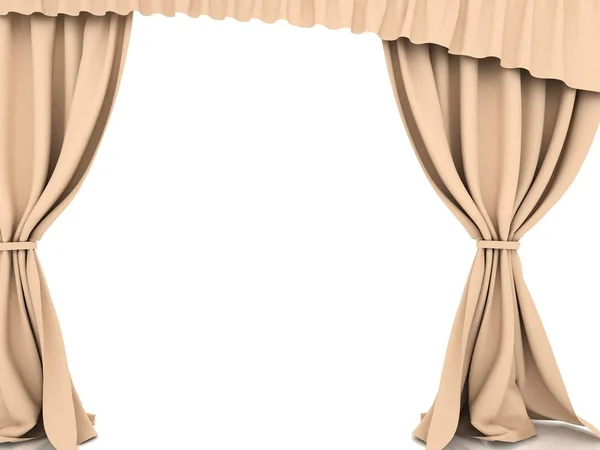 Curtains Illustration Curtains Ілюстрація — стокове фото