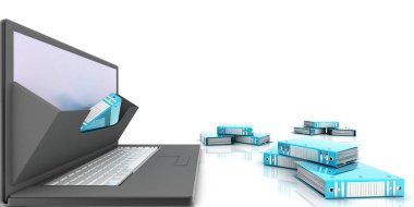 Arşiv.3-d Render illüstrasyon,