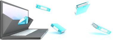 Arşiv.3-d Render illüstrasyon,