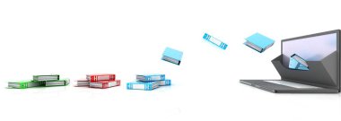 Arşiv) 3d Render illüstrasyon