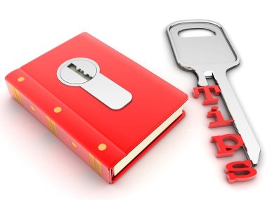 Tips.concept.3d illustration.