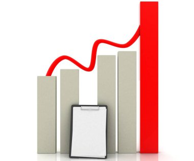 iş konsepti 3d Render İllüstrasyonu.