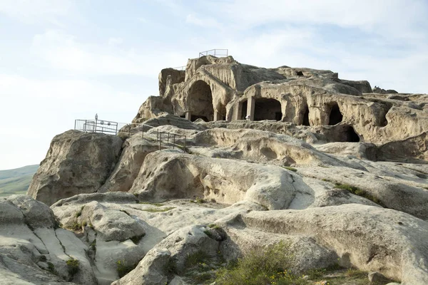 People lived in Uplistsikhe rock-cut city since Early Iron Age and is the oldest human settlement in Georgia.