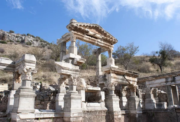 Ερείπια Εφέσου Αρχαίας Ελληνικής Πόλης Χτίστηκε 10Ο Αιώνα Τουρκία — Φωτογραφία Αρχείου