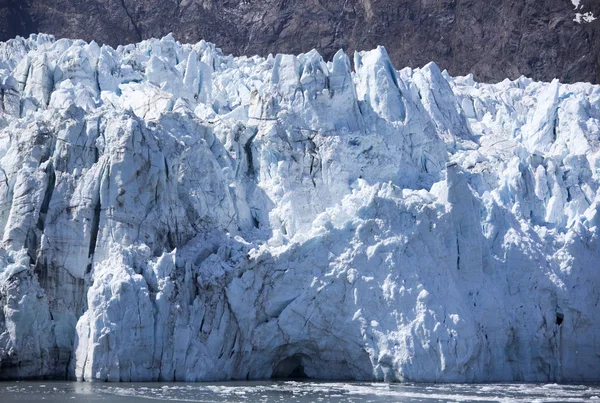 Την Στενή Άποψη Του Μια Άκρη Του Παγετώνα Glacier Δάφνη — Φωτογραφία Αρχείου