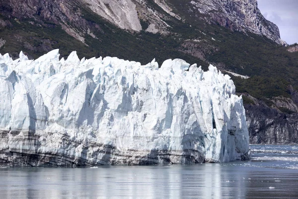 Der Malerische Blick Auf Einen Gletscher Nationalpark Glacier Bay Alaska — Stockfoto