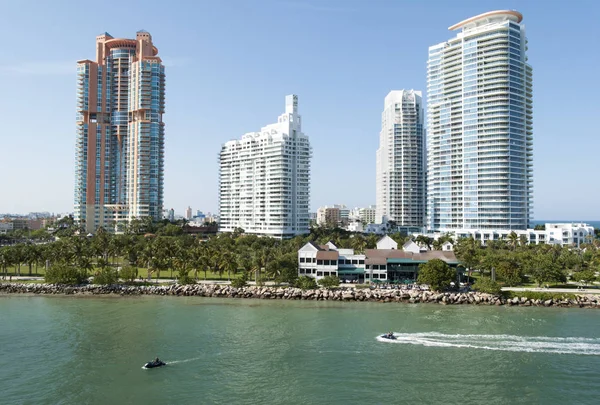 Miami Beach South Pointe Park — Zdjęcie stockowe