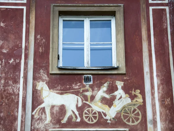 Esterno Dell Edificio Nel Quartiere Storico Varsavia New Town Polonia — Foto Stock