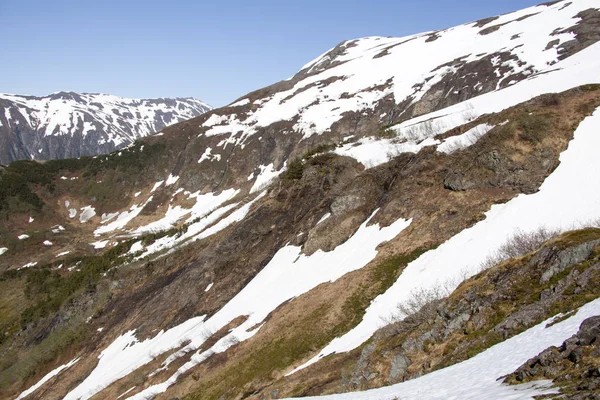 Der Frühlingshafte Blick Von Mount Roberts Außerhalb Von Juneau Town — Stockfoto