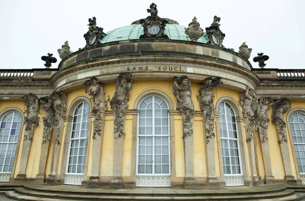 Hlavní Vchod Století Sanssouci Letní Palác Fridricha Velikého Potsdam Německo — Stock fotografie