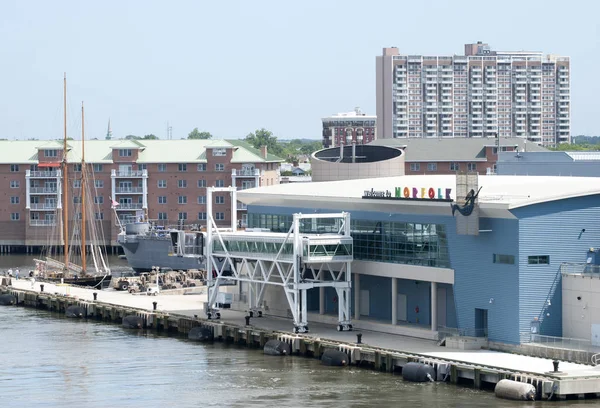 Norfolk miasto Cruise Ship Terminal — Zdjęcie stockowe