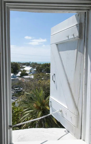 Fenêtre du phare de Key West — Photo