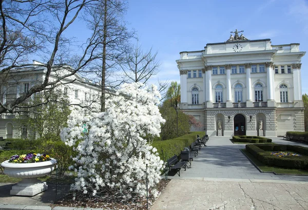 Architektura Varšavské univerzity — Stock fotografie