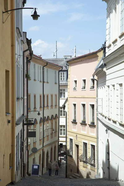 Olomouc staré městské ulice — Stock fotografie