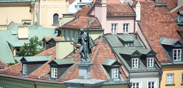 Památník krále Sigismunda ve Varšavě — Stock fotografie