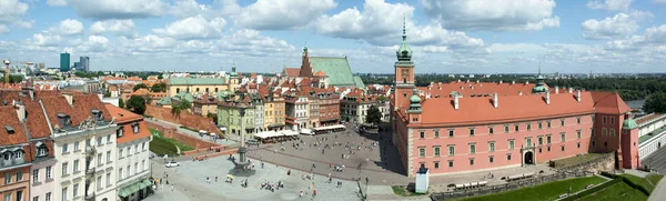 Varšavské staré město Panorama — Stock fotografie