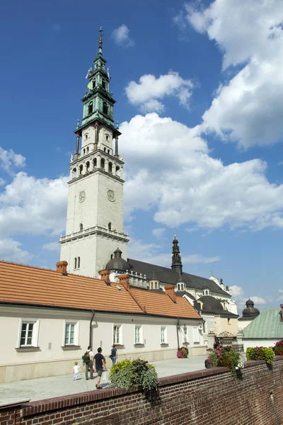 Jasna Gora klasztor wieża — Zdjęcie stockowe