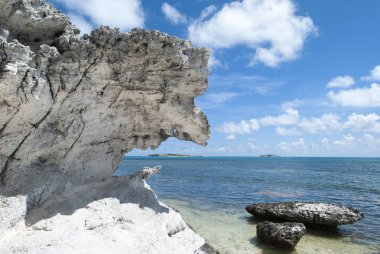 Grand Turk Island kayalar