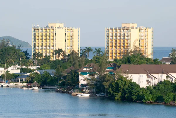 Vista Mañana Distrito Turístico Montego Bay Ciudad Turística Jamaica — Foto de Stock