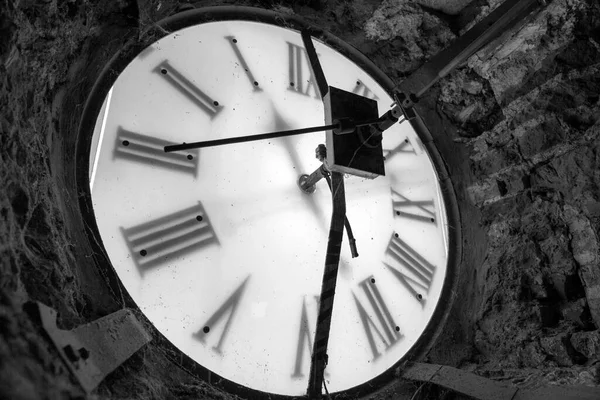 Clock View Top Tower Kaunas Historic Town Hall Lithuania — Stock Photo, Image