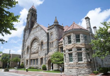 19. yüzyıl Epworth Metodist Episkopal Kilisesi Norfolk eski kasabasında (Batı Virginia).