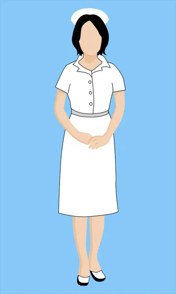 Vektor Illustration Der Krankenschwester — Stockvektor