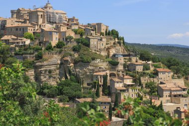 Yazın güzel doğası Provence, Fransa.