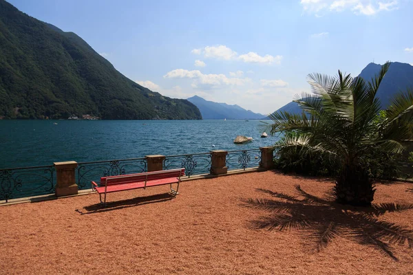 Europe Swit Lugano Summer — стоковое фото