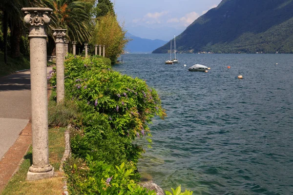 Europa Schweiz Lugano Sommar — Stockfoto