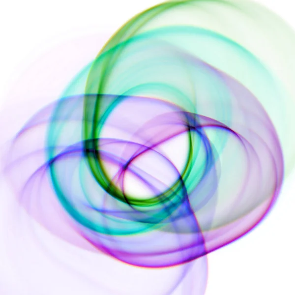 abstract image neon swirling light rays multicolored on a white background, 3d rendering