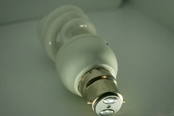 Енергозберігаюча Лампа Крупним Планом — стокове фото
