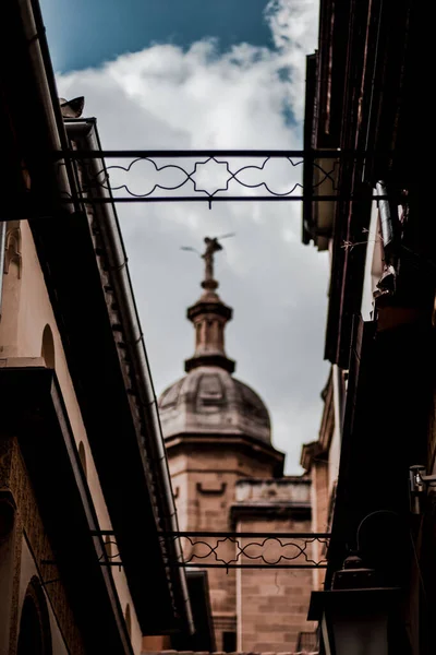 View One Towers Granada Cathedral — Stock Photo, Image