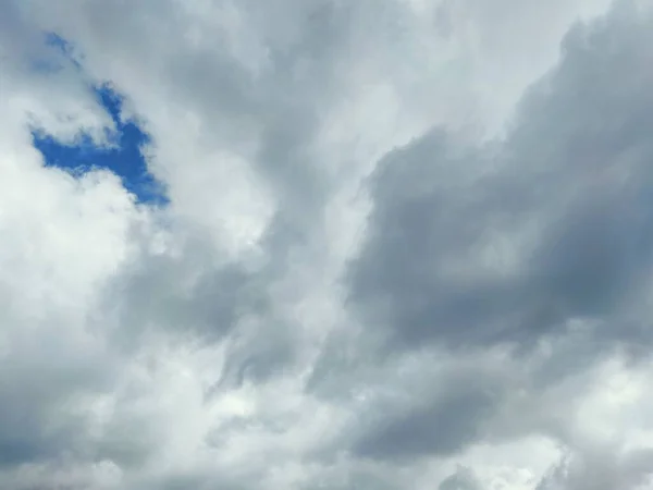 Textur Molnig Himmel Före Regn — Stockfoto