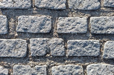 Sert taş tuğla deseni yakın çekim