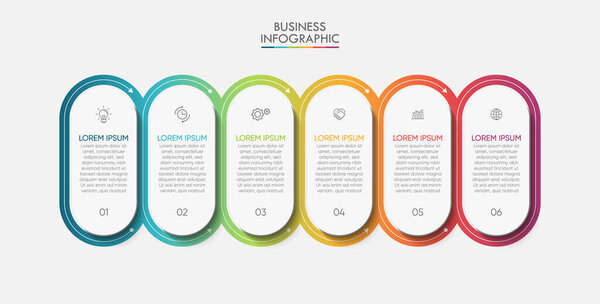 Business data visualization. timeline infographic icons designed for abstract background template milestone element modern diagram process technology digital marketing data presentation chart Vector