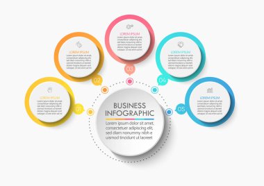 İş çevresi. Soyut arkaplan şablonu için tasarlanmış zaman çizgisi bilgi simgeleri modern diyagram süreci teknolojisi dijital pazarlama veri sunum çizelgesi taşıyıcısı