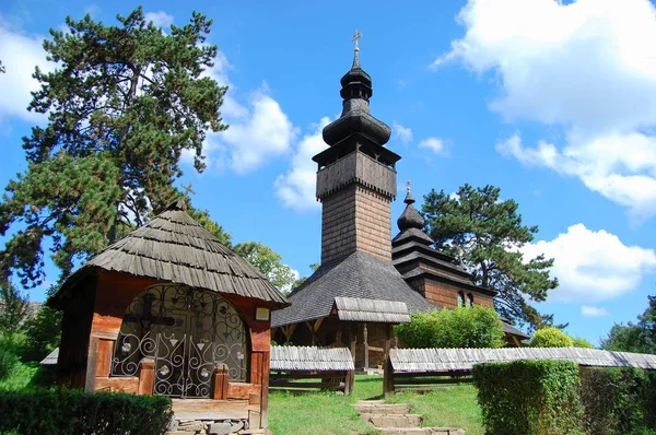 Christianity church made of wood — Stock Photo, Image