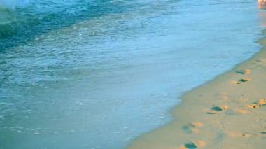 Su ve dalgalar deniz manzara manzara ülke sahne arka plan