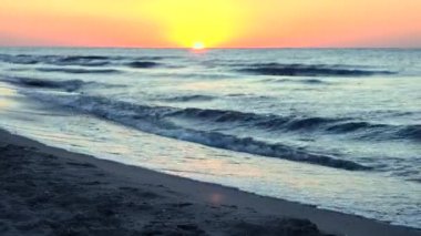 Su ve dalgalar deniz manzara manzara ülke sahne arka plan