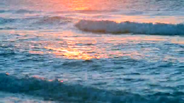 Acqua e onde mare paesaggio paesaggio campagna scena sfondo — Video Stock