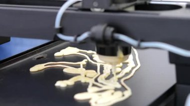 3D printerlere harcama maddeler sıvı hamur için. Krep yazdırma 3d printerlere harcama maddeler