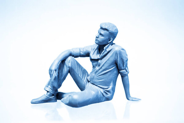 Mans form printed by 3d printer