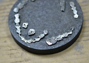 Metal erime için lazer biriminin çalışma diski