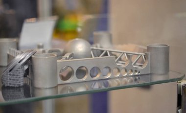 Metal 3d yazıcıya yazdırılan nesne