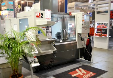 Kiev, Ukrayna - 23 Kasım 2017:-sanayî makinaları, üretim toplama