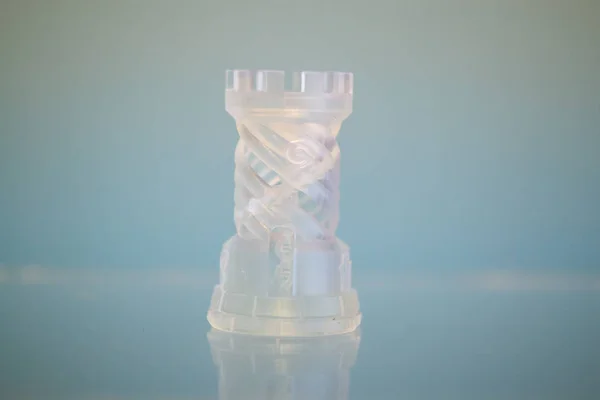 One object photopolymer printed on a 3d printer.