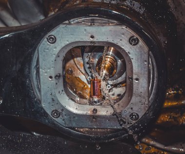 Freze ayağına yakın çekim